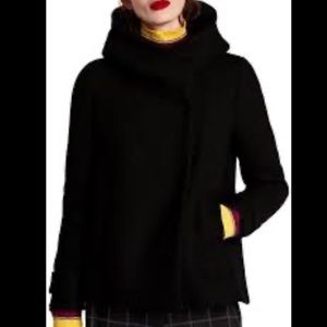 Zara Wool Coat with Hoodie